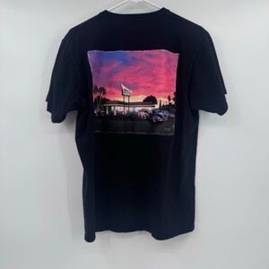 In N Out Burger T Shirt Men Medium Black Las Vegas Short Sleeve Mike Rider Crew